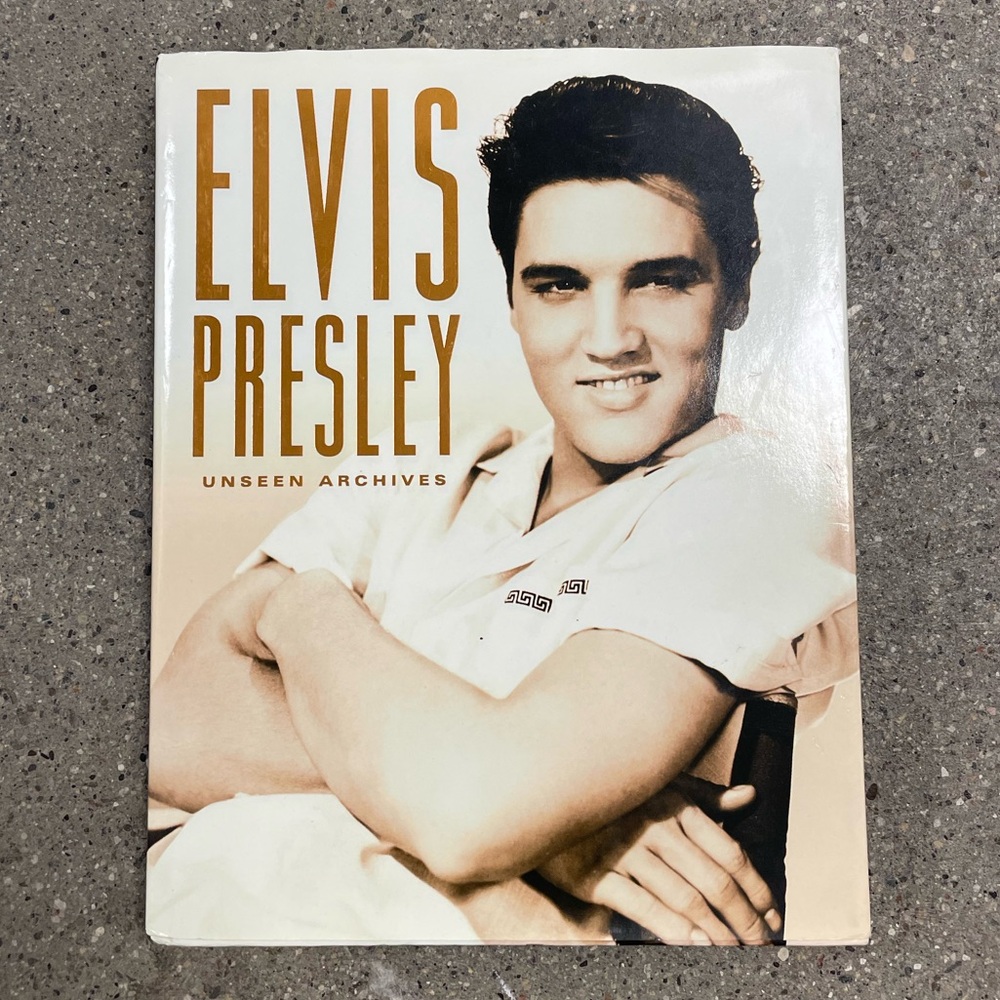 Vintage Elvis Presley Unseen Archives Hardcover Book EUC